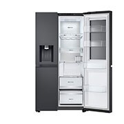 Side view door open without food