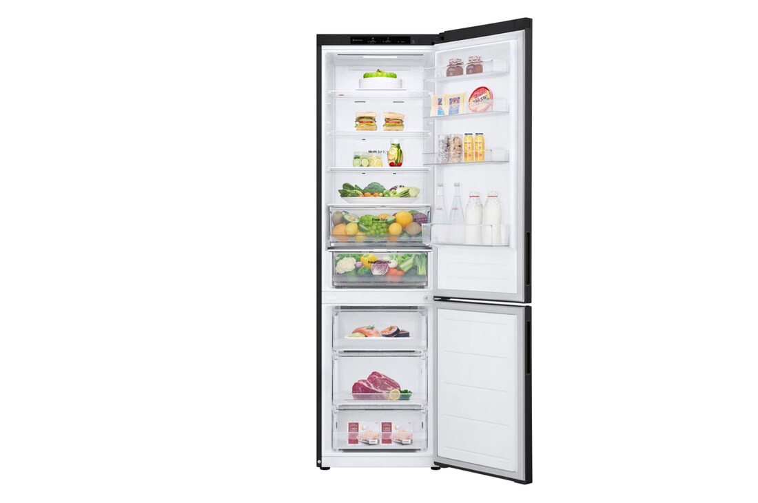 front double door open view with food