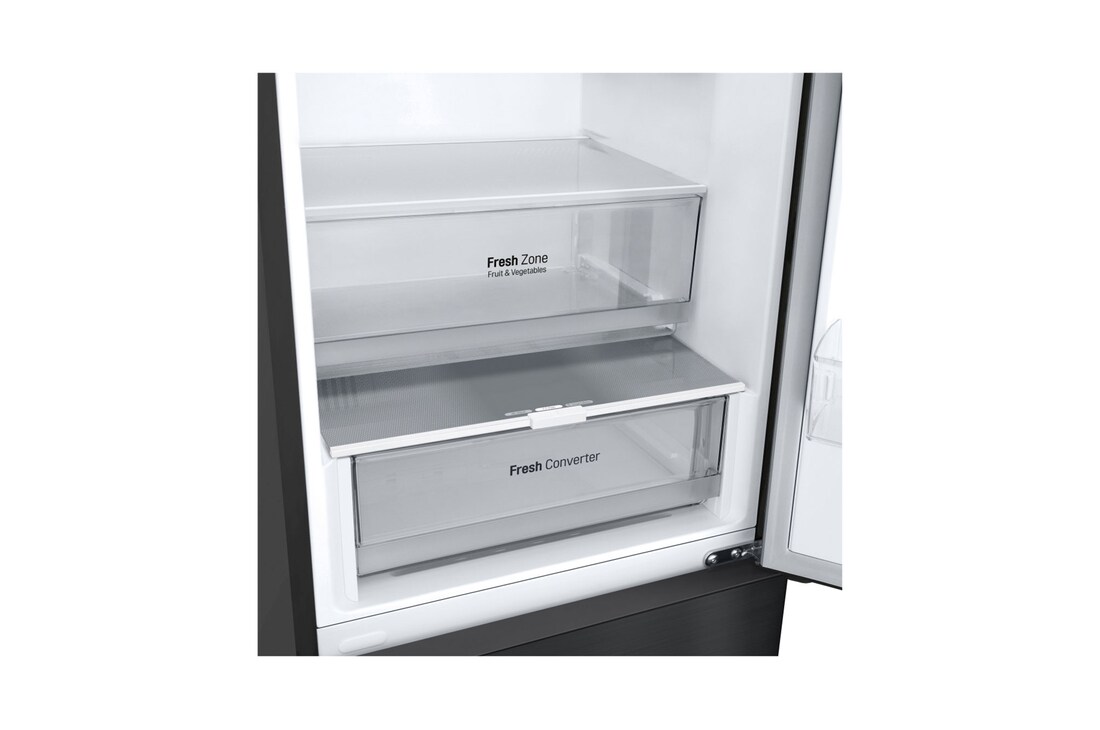 bottom side view with zoom view without food