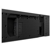 Natočený pohled na zadní stranu soundbaru LG Soundbar SG10TY