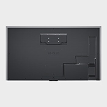 Rear view of LG OLED evo TV, OLED M4