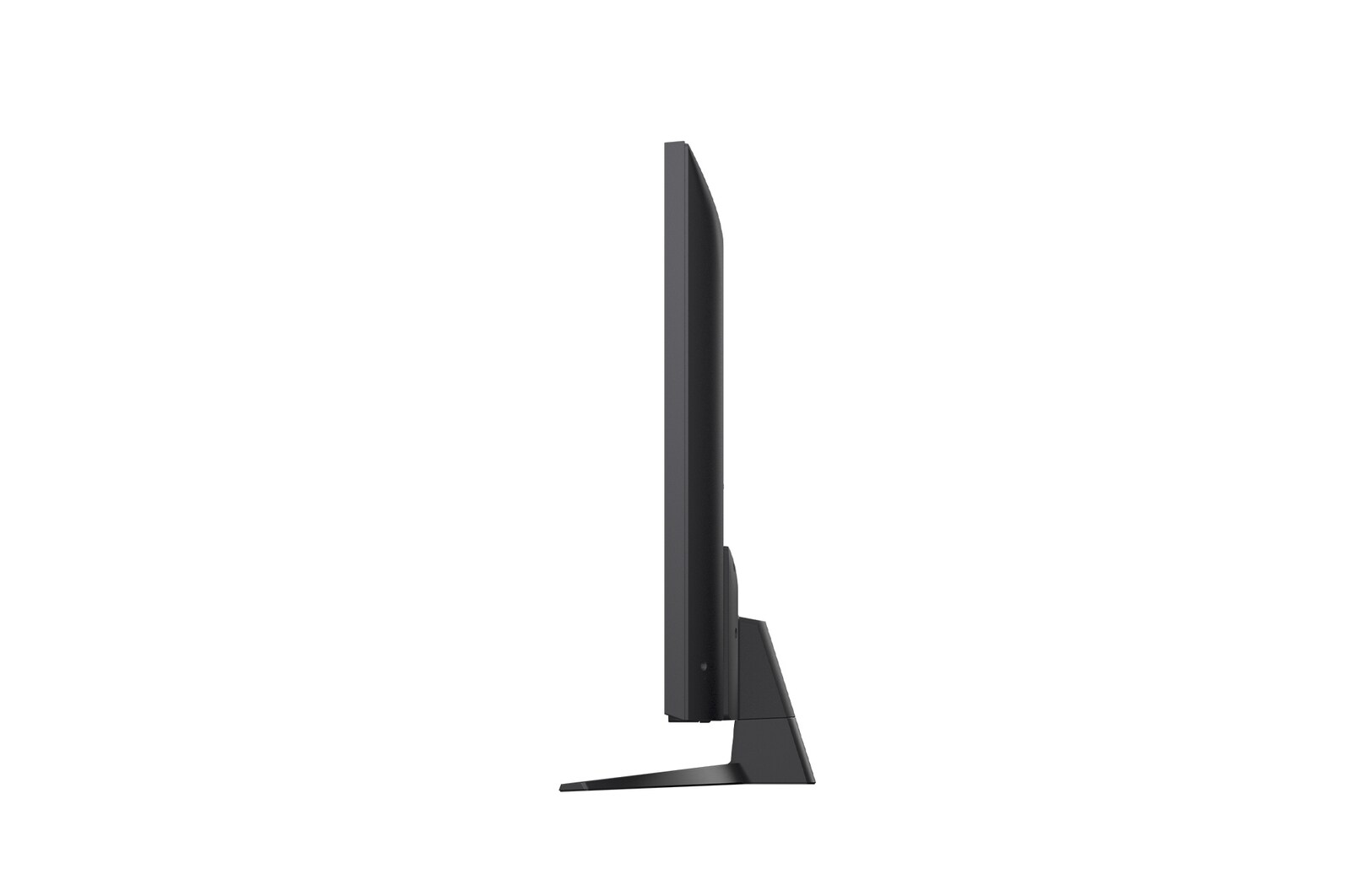 Left-facing side view of LG NanoCell NANO80 TV.