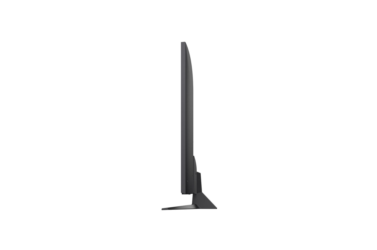Levý boční pohled na televizor LG NanoCell NANO80 TV.