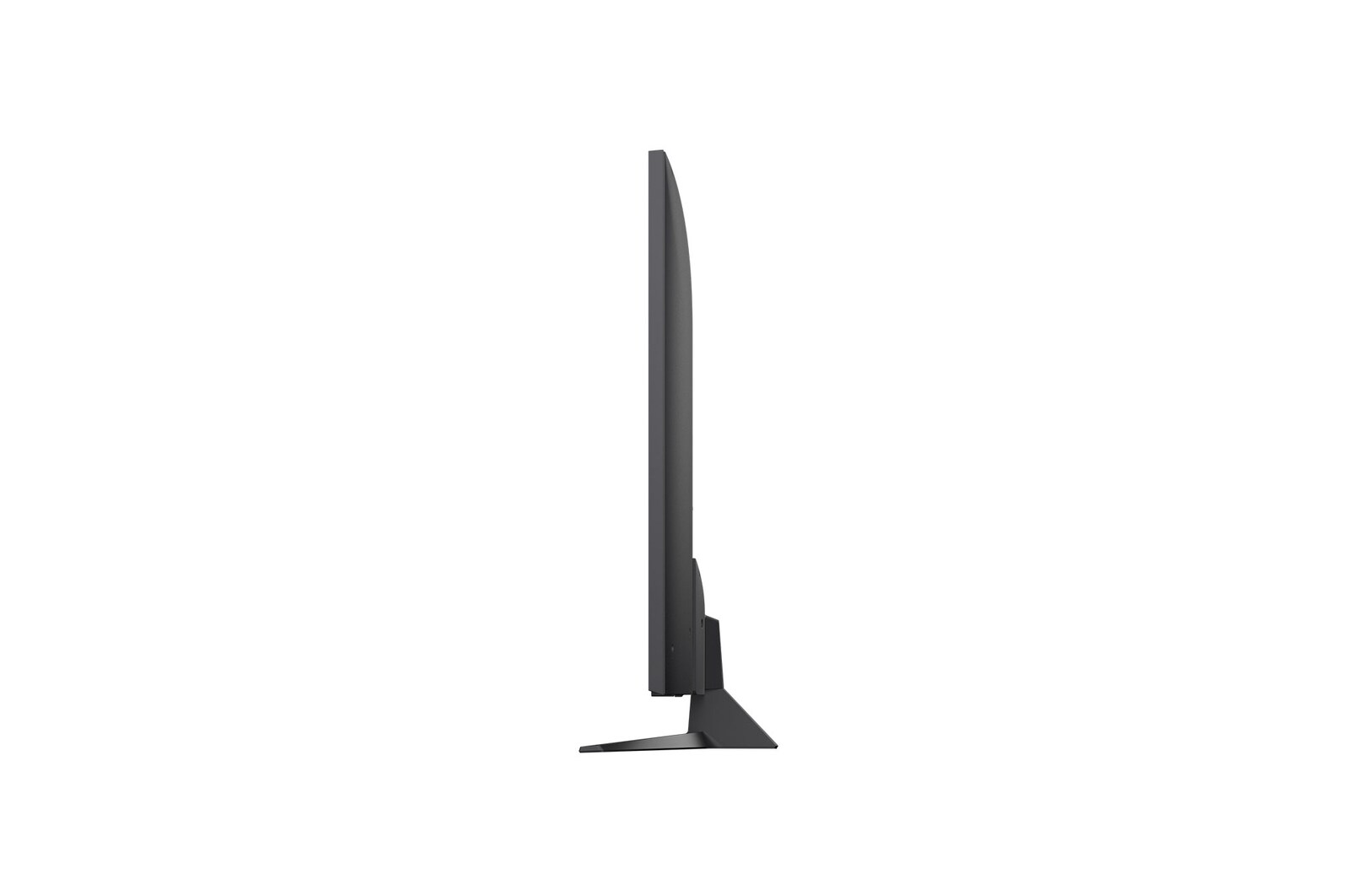 Levý boční pohled na televizor LG NanoCell NANO80 TV.
