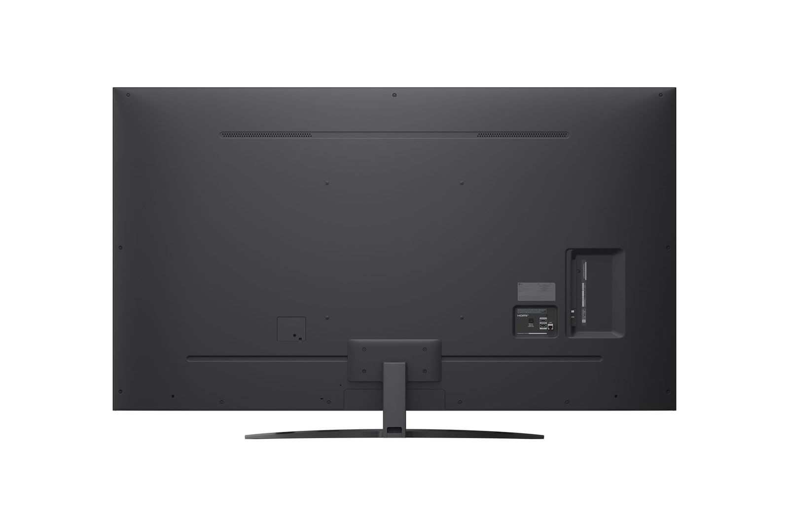 Zadní pohled na televizor LG NanoCell NANO80 TV.