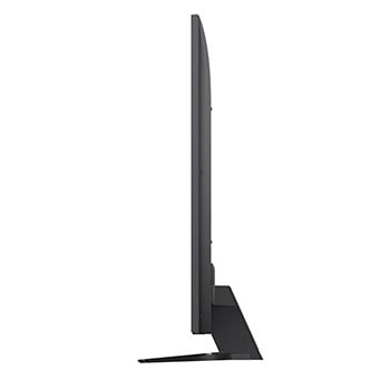 Levý boční pohled na televizor LG NanoCell NANO80 TV.