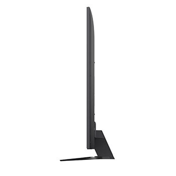 Levý boční pohled na televizor LG NanoCell NANO80 TV.