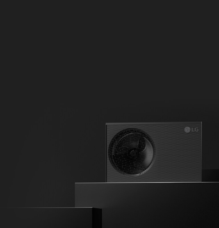 LG R290 Monobloc stands in black square box