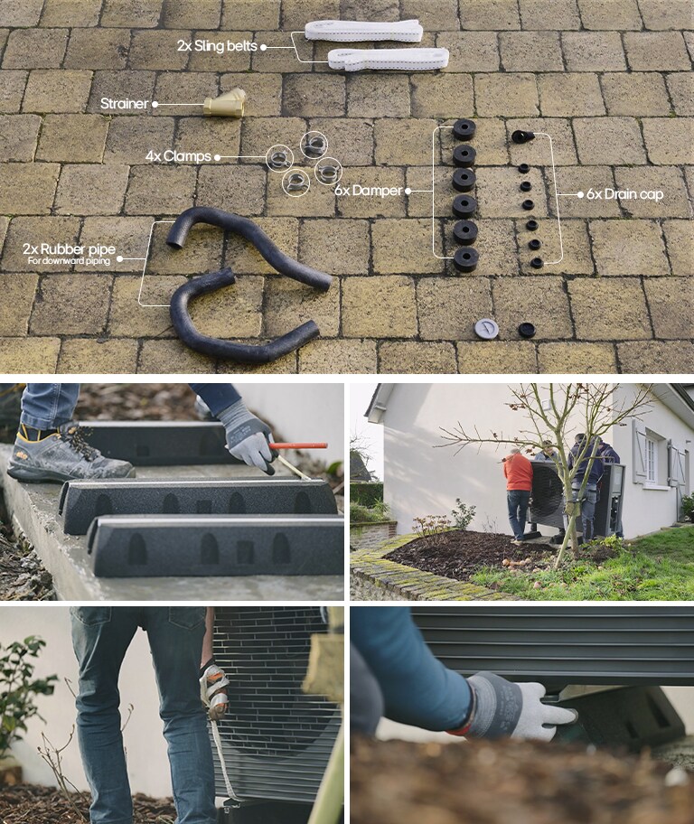 Image of steps to be done before installing a LG R290 Monobloc