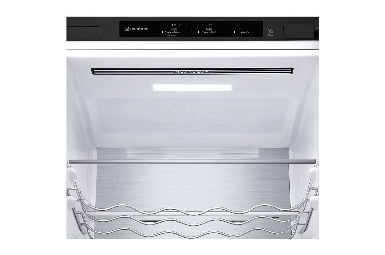 LG Kombinovaná chladnička LG | B | 387 l | Smart Invertorový kompresor | Černá/šedá, GBV7280BEV