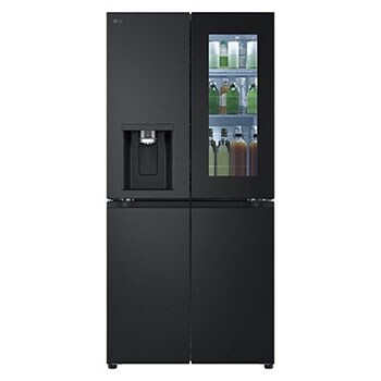 Pohled zepředu na multi-door chladničku LG GMG860EPBE