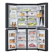 LG Chladnička multi door LG | E | 628 l | ThinQ™WiFi | InstaView™|Černá/šedá, GMG960EVEE