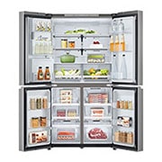 front open with food stored