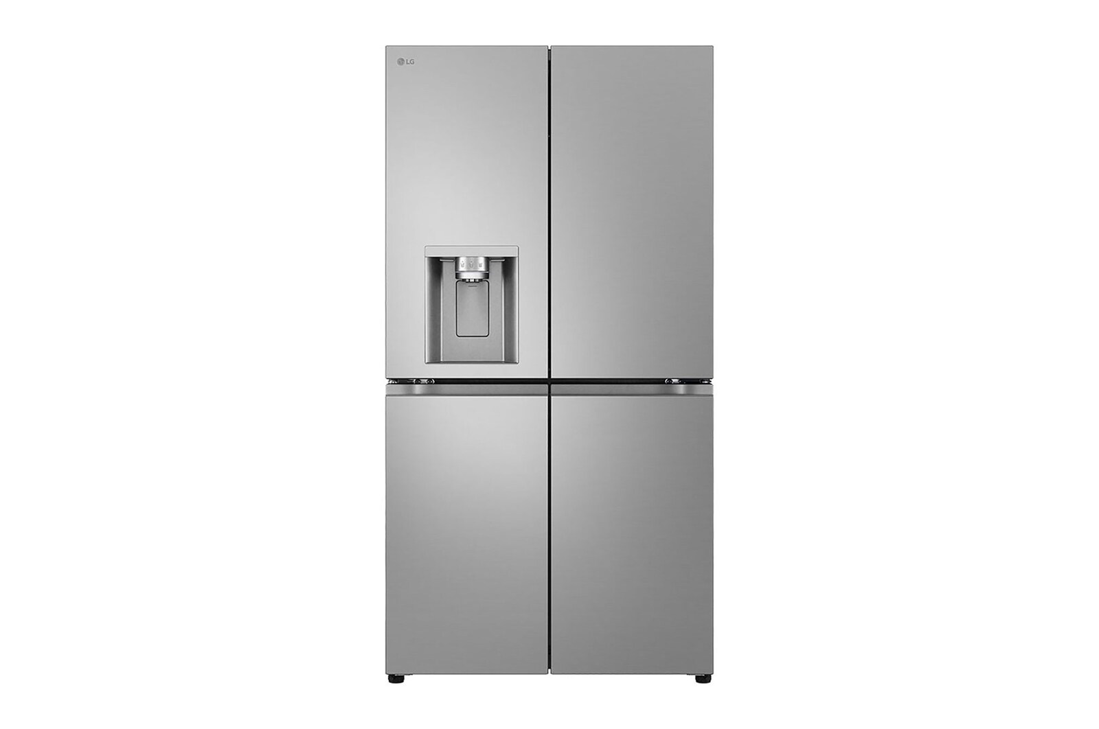 Pohled zepředu na multi-door chladničku LG GML960PYFE