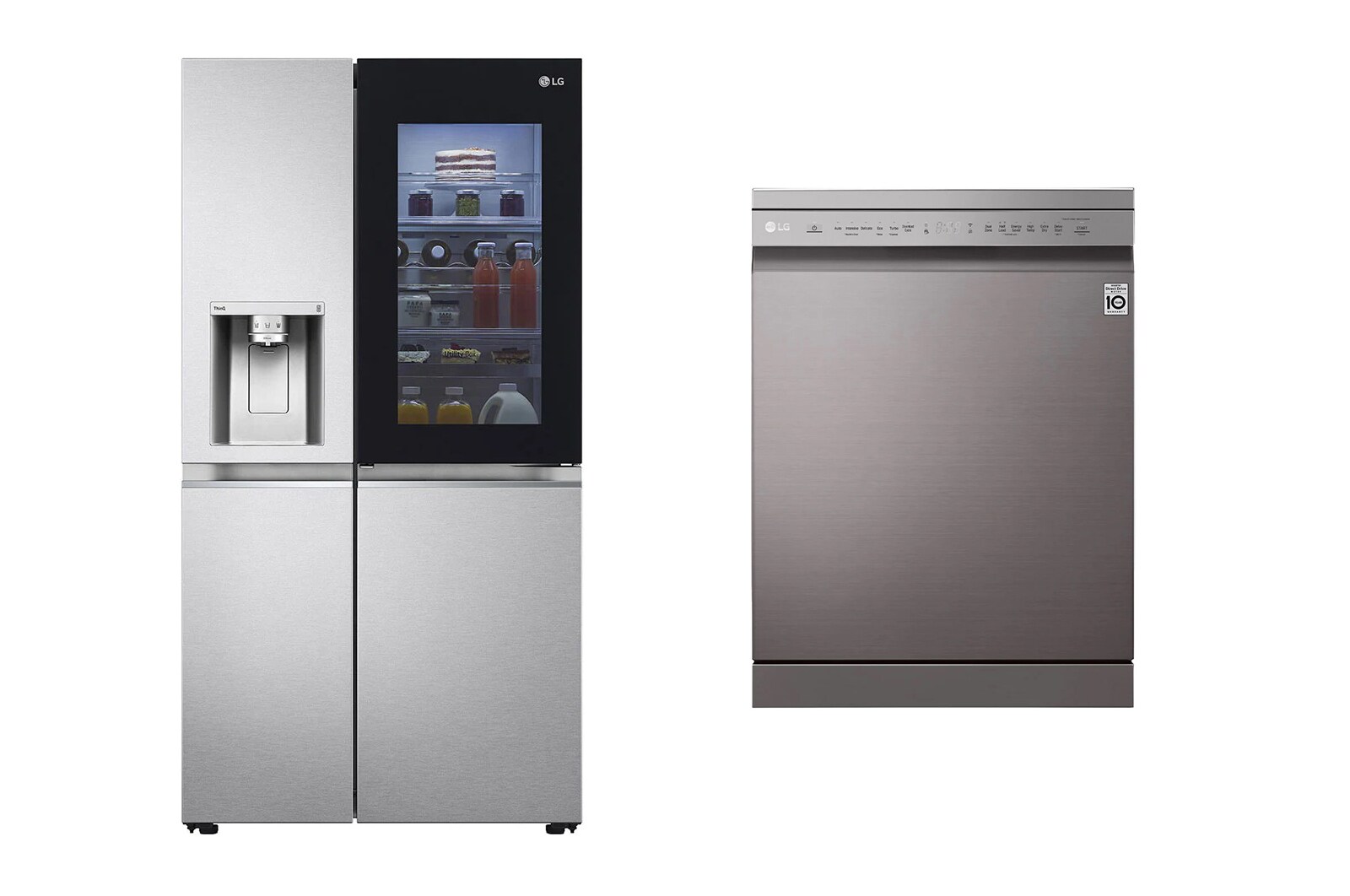 LG KUCHYŇSKÝ SET  | Americká chladnička GSXV91MBAE + Myčka na nádobí DF325FP, KITCHEN6