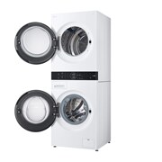 LG WashTower | 12 / 10 kg |1400 ot./min | AI DD™ | TurboWash™360°|Bílá, WT1210WWF