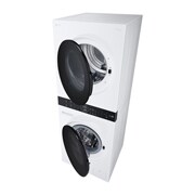 LG WashTower | 12 / 10 kg |1400 ot./min | AI DD™ | TurboWash™360°|Bílá, WT1210WWF