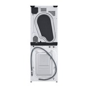 LG WashTower | 12 / 10 kg |1400 ot./min | AI DD™ | TurboWash™360°|Bílá, WT1210WWF