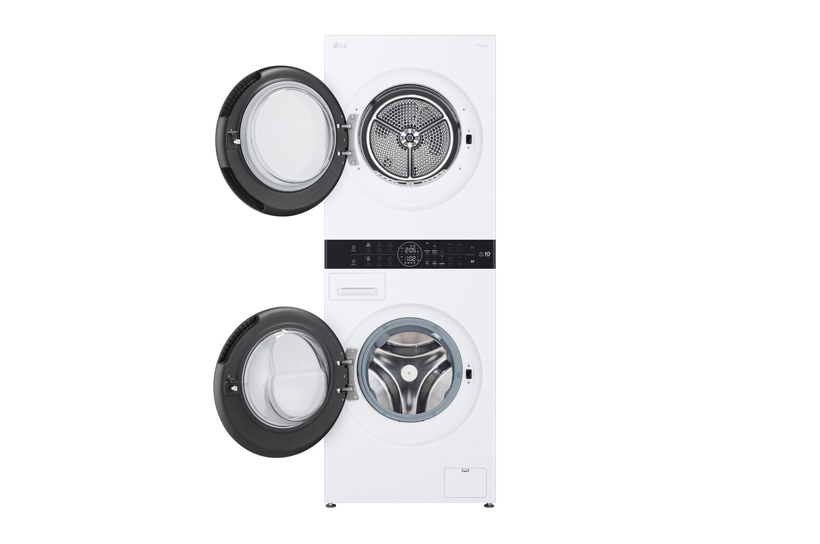LG WashTower | 12 / 10 kg |1400 ot./min | AI DD™ | TurboWash™360°|Bílá, WT1210WWF