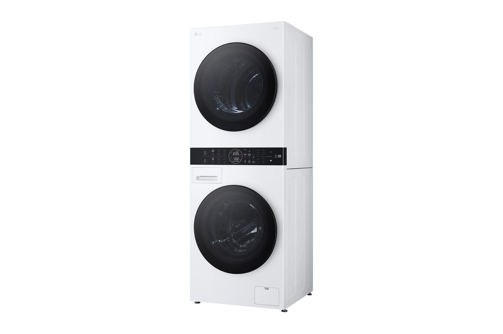 LG WashTower | 12 / 10 kg |1400 ot./min | AI DD™ | TurboWash™360°|Bílá, WT1210WWF