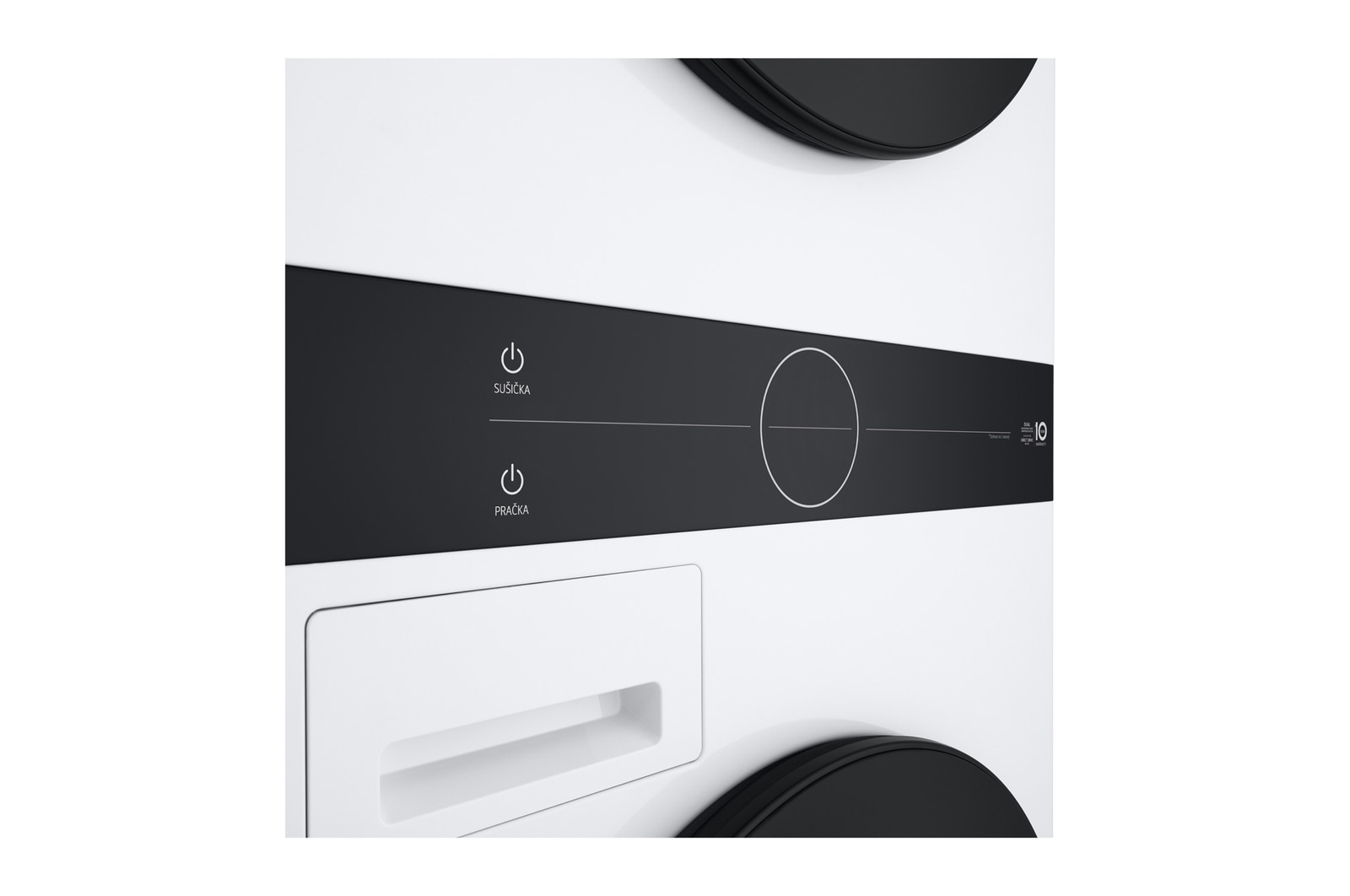 LG WashTower | 12 / 10 kg |1400 ot./min | AI DD™ | TurboWash™360°|Bílá, WT1210WWF