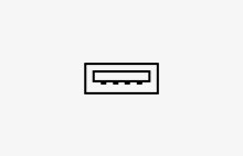 Ikona USB pro přijem.	