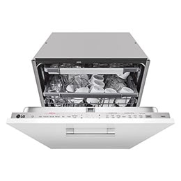 Vestavná parní myčka nádobí LG| A |14 sad nádobí QuadWash™| Noble Steel