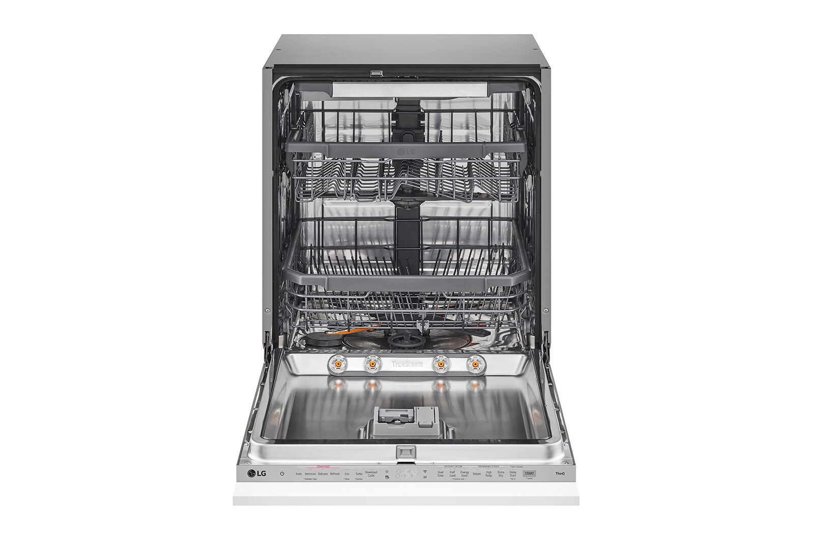 LG Vestavná parní myčka nádobí LG| A |14 sad nádobí QuadWash™| Noble Steel, DB365TXS