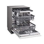 LG Vestavná parní myčka nádobí LG| A |14 sad nádobí QuadWash™| Noble Steel, DB365TXS