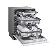 LG Vestavná parní myčka nádobí LG| A |14 sad nádobí QuadWash™| Noble Steel, DB365TXS