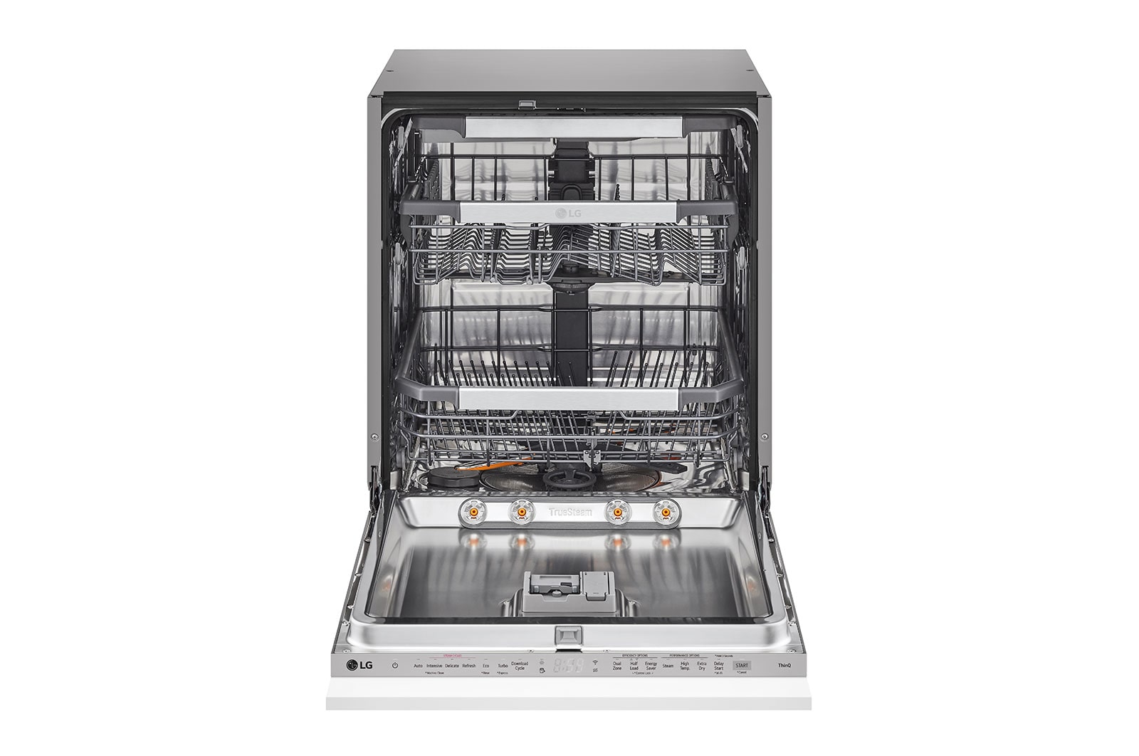 LG Vestavná parní myčka nádobí LG| B |14 sad nádobí QuadWash™| Noble Steel, DB475TXS