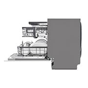 LG Vestavná parní myčka nádobí LG| B |14 sad nádobí QuadWash™| Noble Steel, DB475TXS