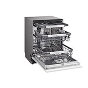 LG Vestavná parní myčka nádobí LG| B |14 sad nádobí QuadWash™| Noble Steel, DB475TXS