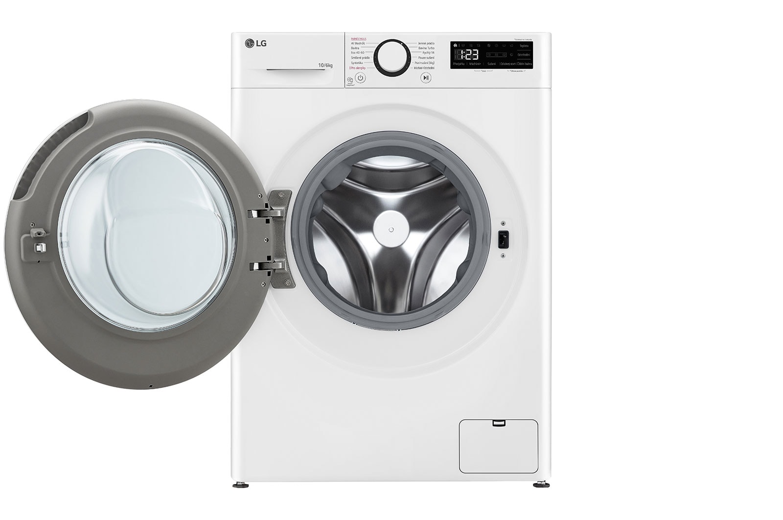 LG Parní pračka / sušička LG | 10 / 6 kg | 1400 ot./min | Direct Drive™ | Bílá, FCR5A06WW