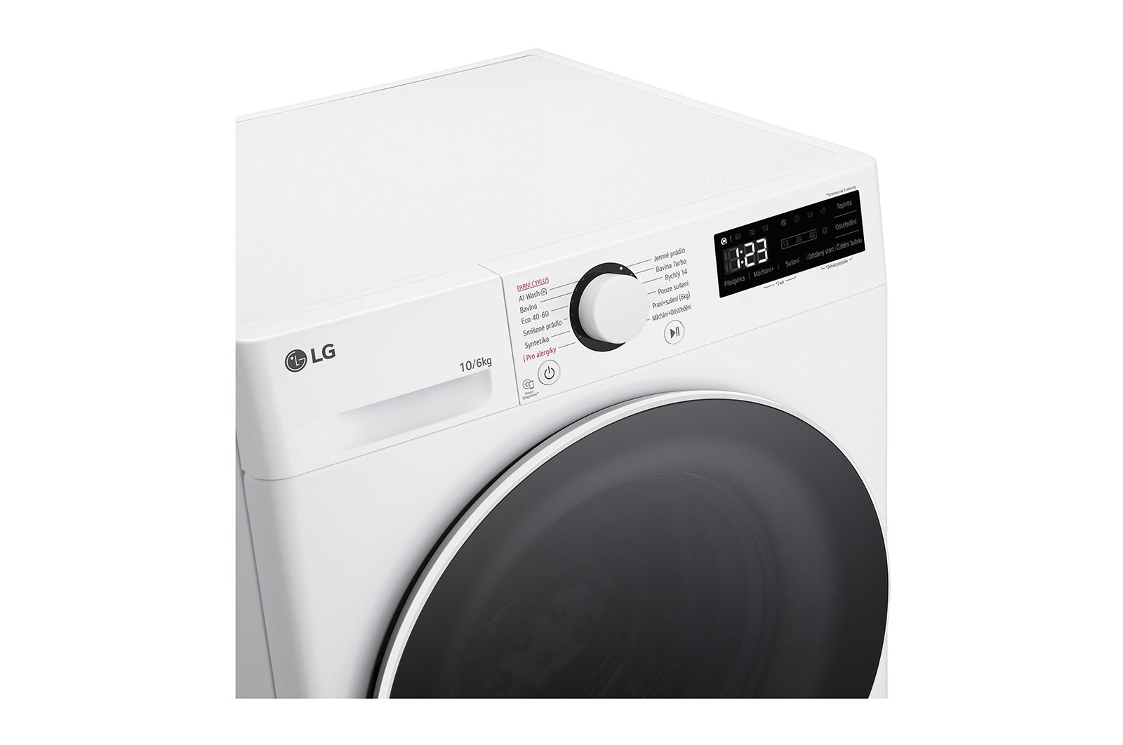 LG Parní pračka / sušička LG | 10 / 6 kg | 1400 ot./min | Direct Drive™ | Bílá, FCR5A06WW