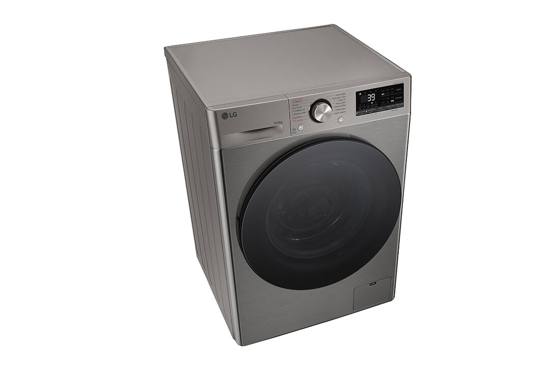 LG Parní pračka / sušička LG | 10 / 6 kg |  1400 ot./min | Direct Drive™ | AI DD™ | Stříbrná, FCR7A06PG