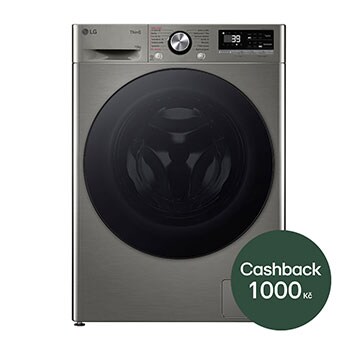 LG 10 kg parní pračka / 6 kg sušička LG | 1400 ot./min | Direct Drive™ | AI DD™ | TurboWash™360°,  front view, FCR7A06PG
