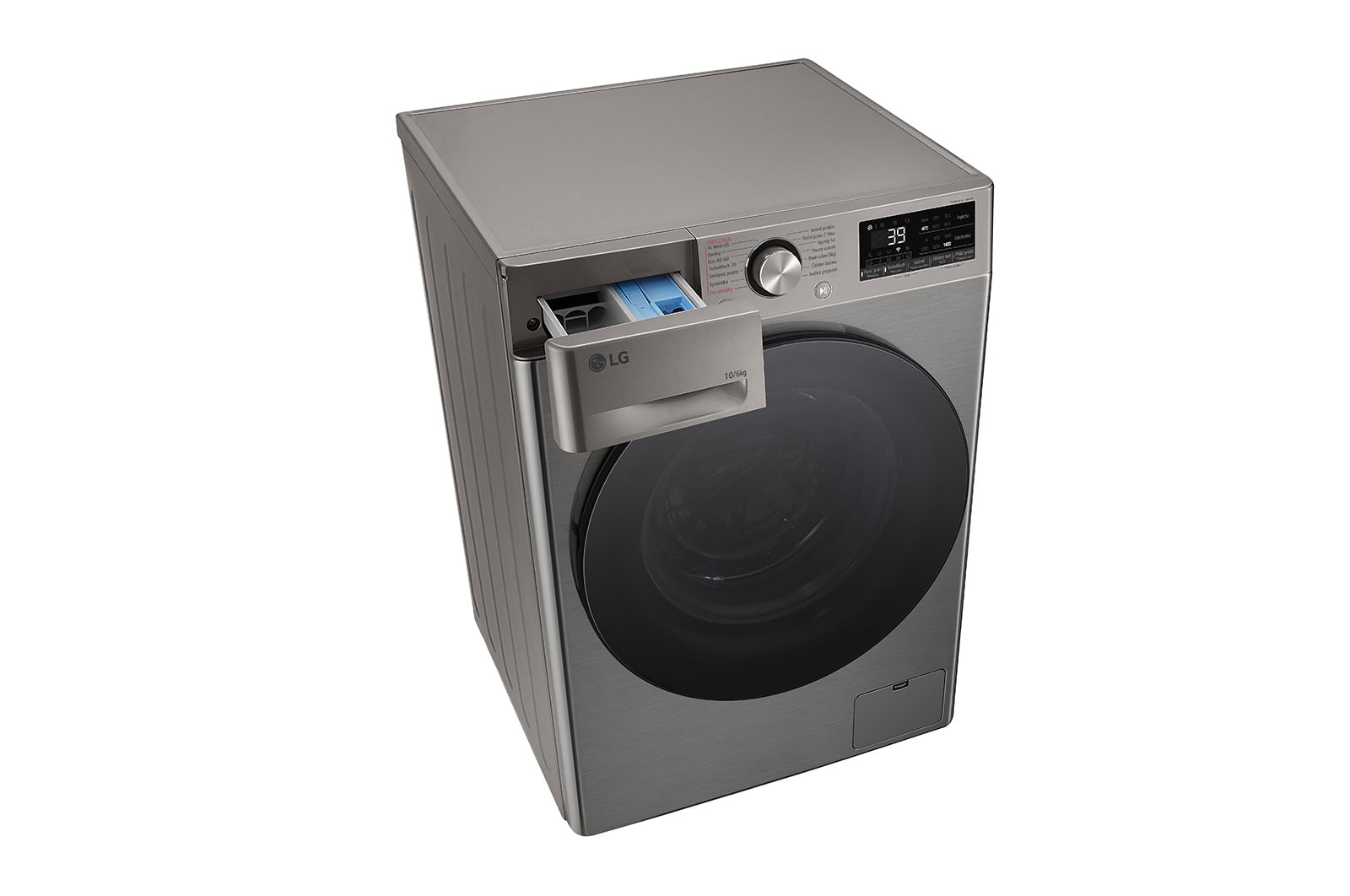 LG 10 kg parní pračka / 6 kg sušička LG | 1400 ot./min | Direct Drive™ | AI DD™ | TurboWash™360°, FCR7A06PG