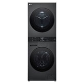 WashTower Schwarz (Waschmaschine: A, 12kg, 1350 U./Min.; Trockner: A+++/C, 10kg) Waschmaschine & Trockner in einem Gerät I WT1210BBF