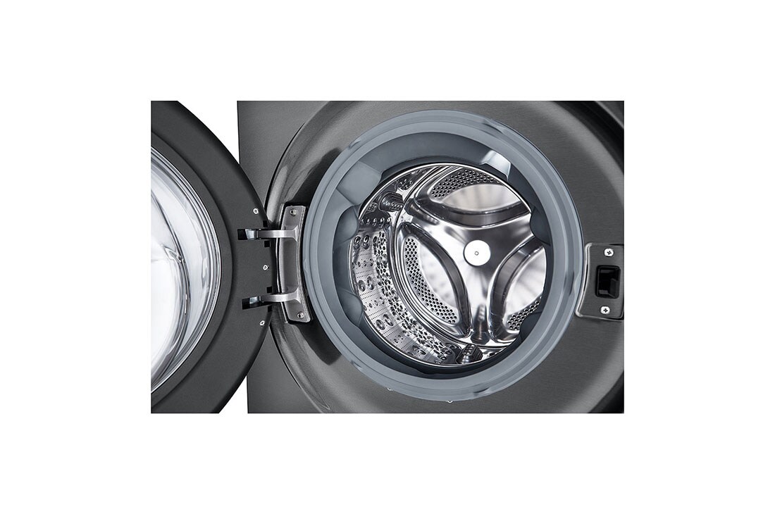 LG WashTower | 12 / 10 kg |1400 ot./min | AI DD™ | TurboWash™360°|Černá/šedá, WT1210BBF