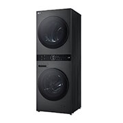 LG WashTower | 12 / 10 kg |1400 ot./min | AI DD™ | TurboWash™360°|Černá/šedá, WT1210BBF