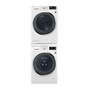 LG Mezikus pro pračky LG s hloubkou 55 - 65 cm | DSKSS | Spojovací díl pro pračku a sušičku s výsuvem | Bílá, DSTWH