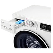 LG 8,5 kg slim parní pračka, C, Direct Drive™ motor, TurboWash™ - praní za 59 minut, optimální volba pracích pohybů, parní péče Steam™, ThinQ™ + WiFi, F28V5GY0W