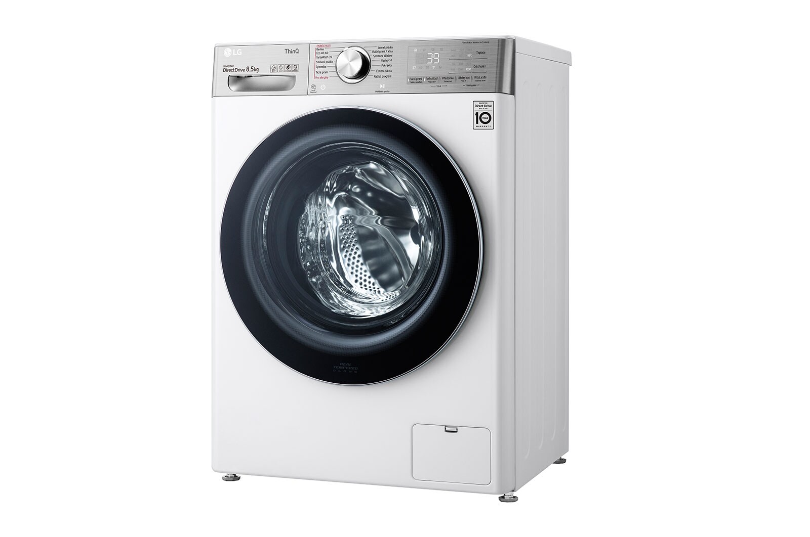 LG 8,5 kg slim parní pračka LG  | 1200 ot./min | AI DD™ | TurboWash™360°, F28V9GW2W