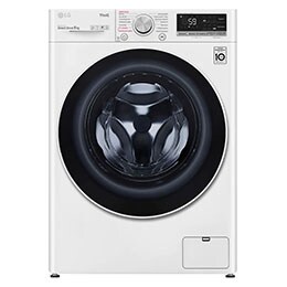 LG 9 kg parní pračka, Direct Drive™ motor, optimální volba pracích pohybů, parní praní Steam™, TurboWash™, ThinQ+WiFi