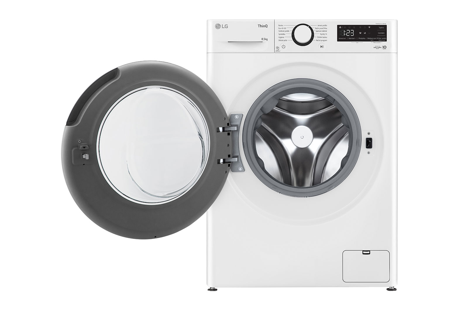 LG Slim pračka LG | 8,5 kg | A | 1200 ot./min | Direct Drive™ |Bílá, FA2S8V3GN3W