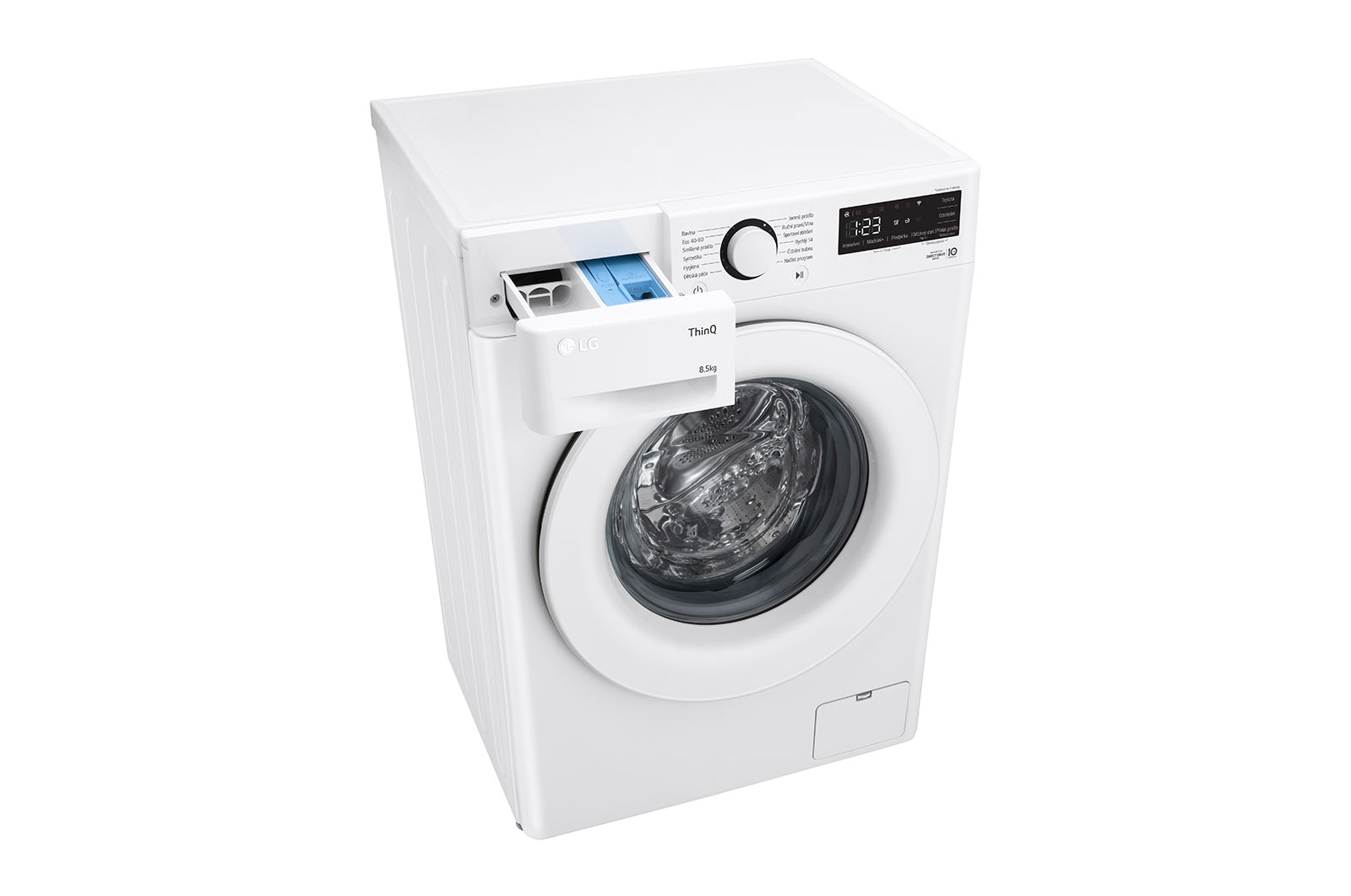 LG Slim pračka LG | 8,5 kg | A | 1200 ot./min | Direct Drive™ |Bílá, FA2S8V3GN3W