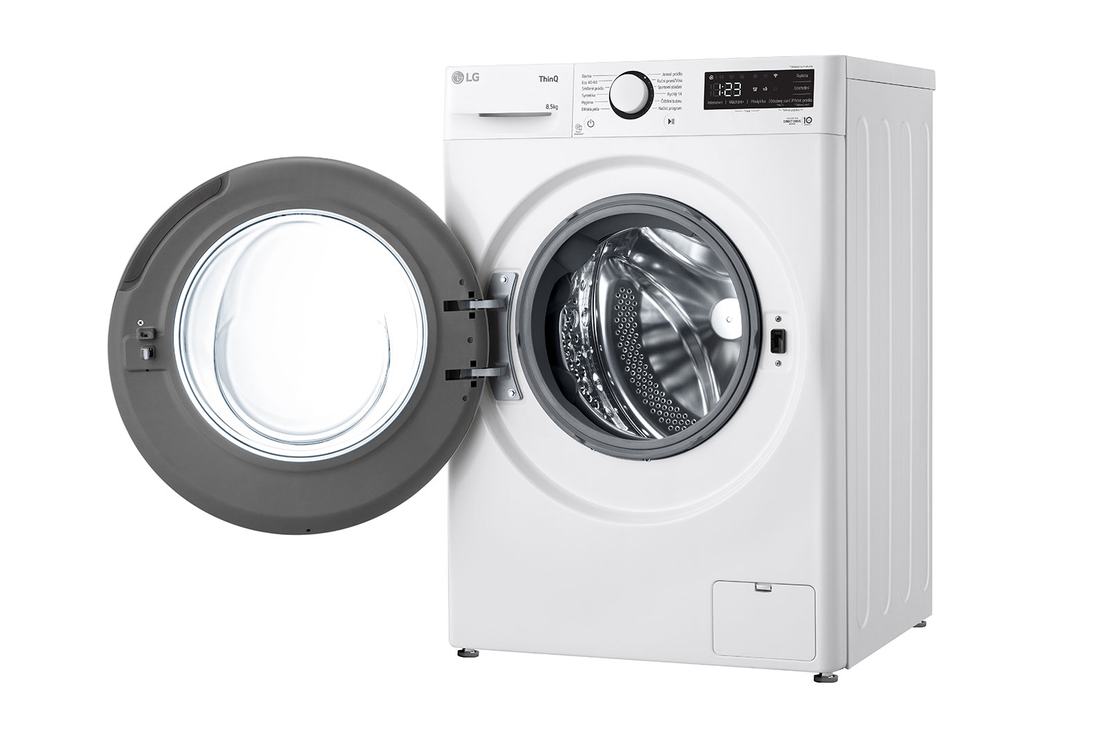 LG Slim pračka LG | 8,5 kg | A | 1200 ot./min | Direct Drive™ |Bílá, FA2S8V3GN3W