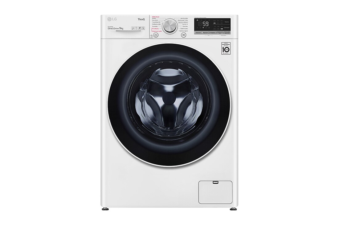 LG 9kg 1400 ot./min Direct Drive™ Parní pračka, Bílá, FA94V5UVW0