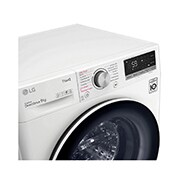 LG 9kg 1400 ot./min Direct Drive™ Parní pračka, Bílá, FA94V5UVW0